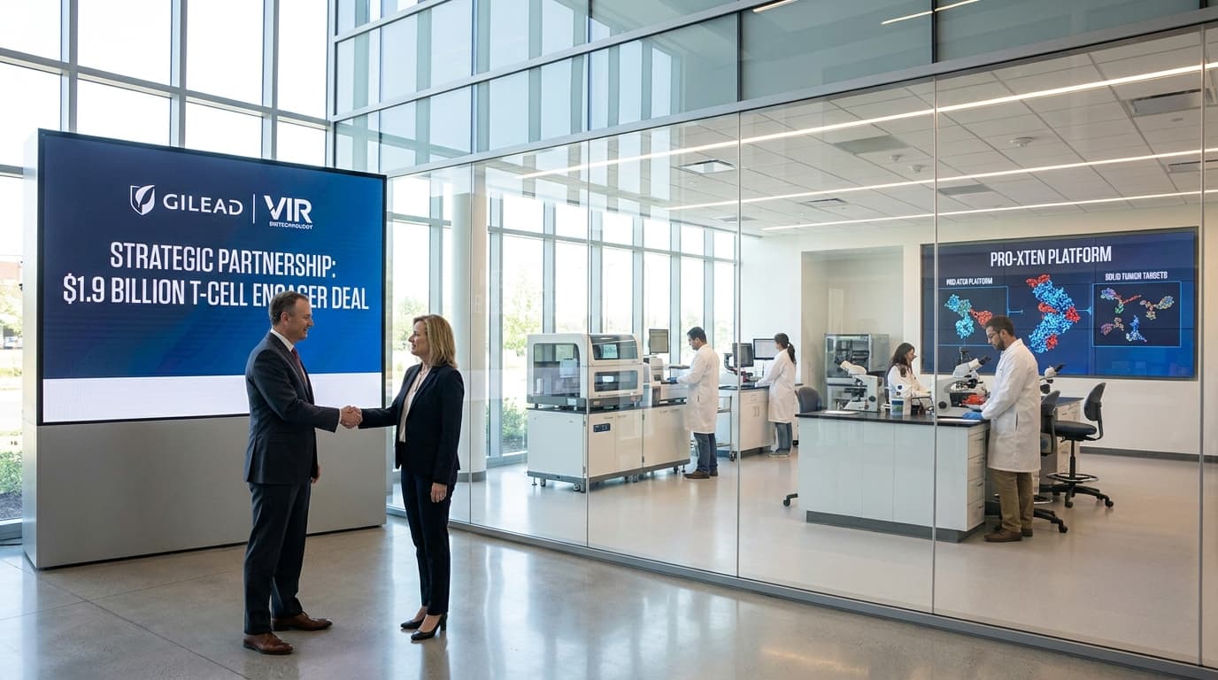 Vir Licenses Three T-Cell Engager Programs To Gilead In Deal Worth Up To $1.9 Billion